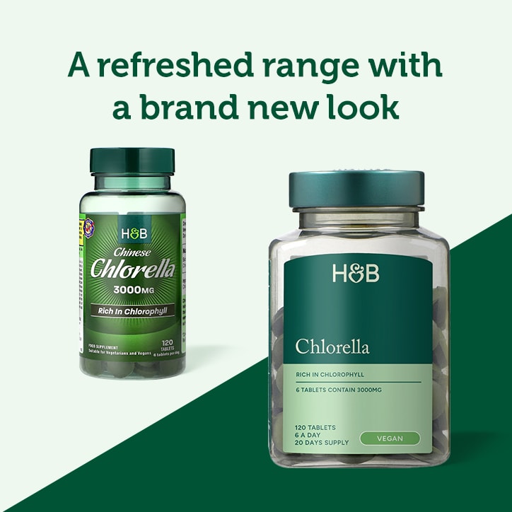 Holland & Barrett Κινέζικη Χλωρέλλα 3000mg 120 ταμπλέτες